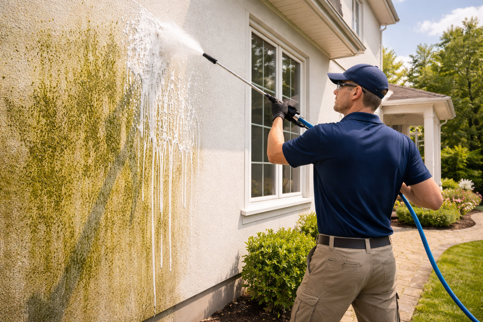 Soft wash & Render Cleaning